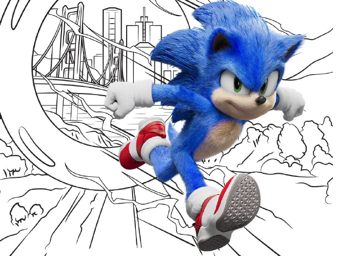 Free Sonic Activity and Coloring Pages