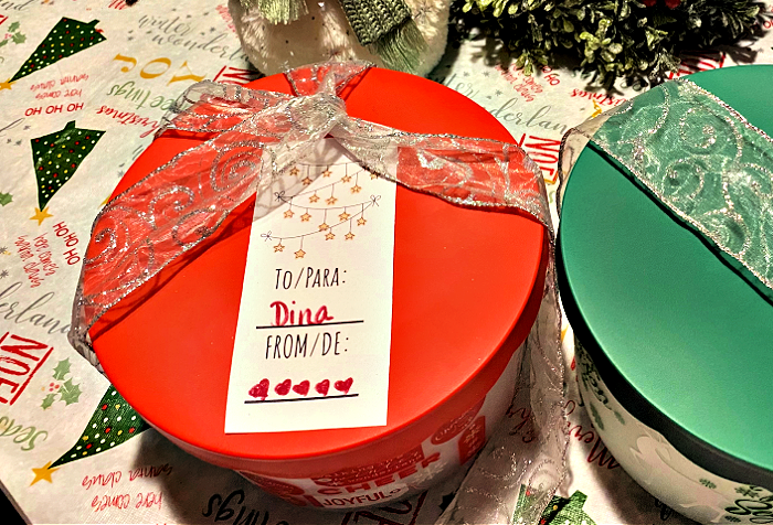 bilingual Christmas gift tags