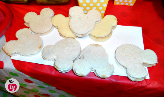 Mickey Mouse sandwiches 
