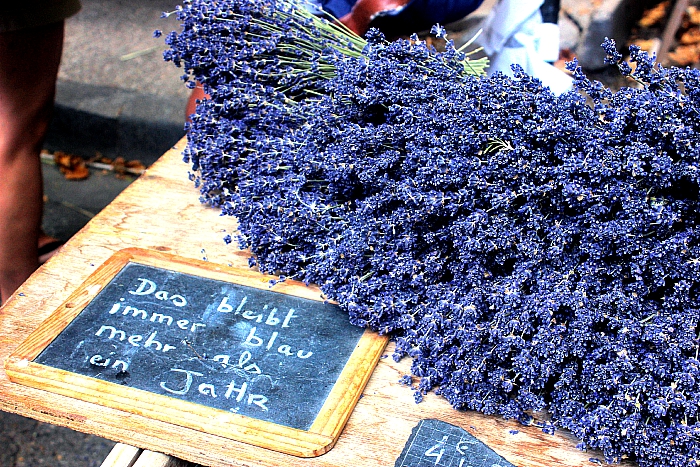 lavender in provencal market