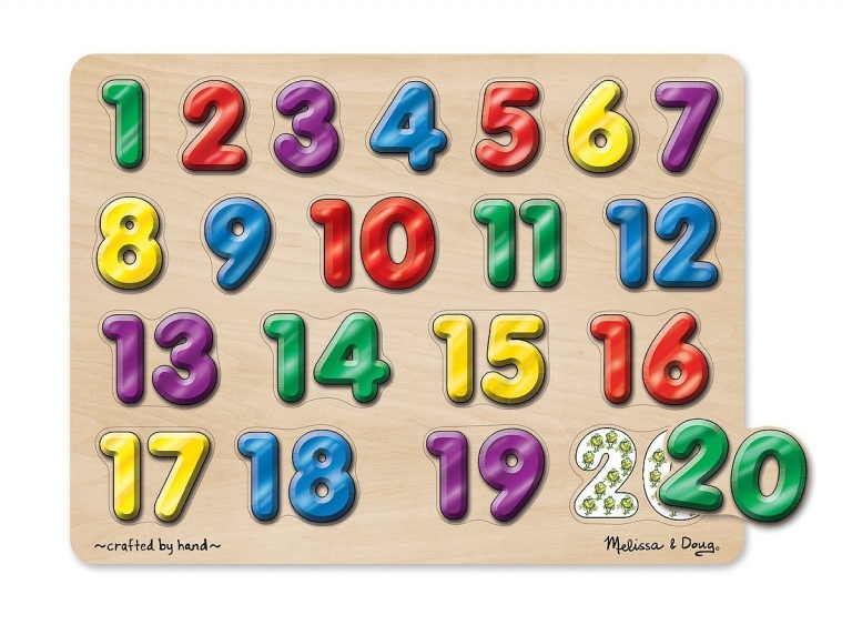 Melissa and Doug Puzzle numbers LadydeeLG