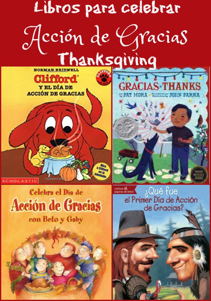Libros en español sobre el Día de Acción de Gracias - Thanksgiving