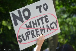 no to white supremacy