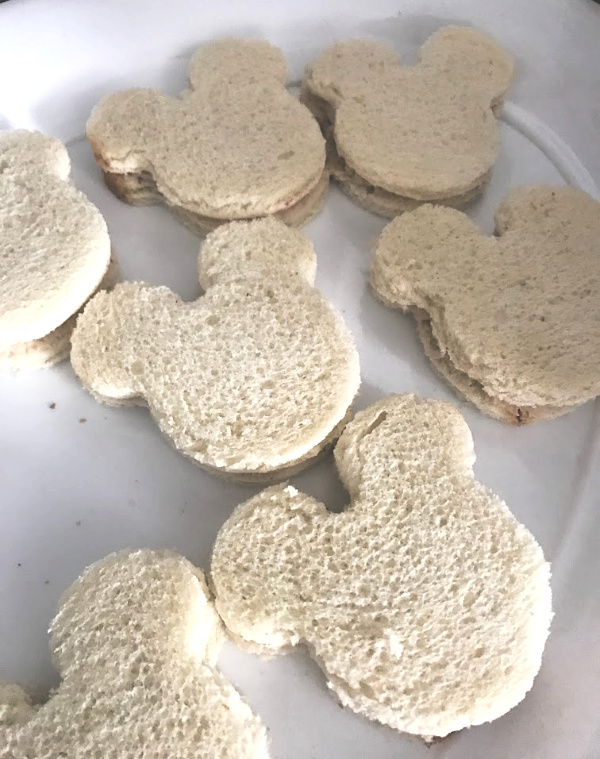 Mickey Mouse sandwiches